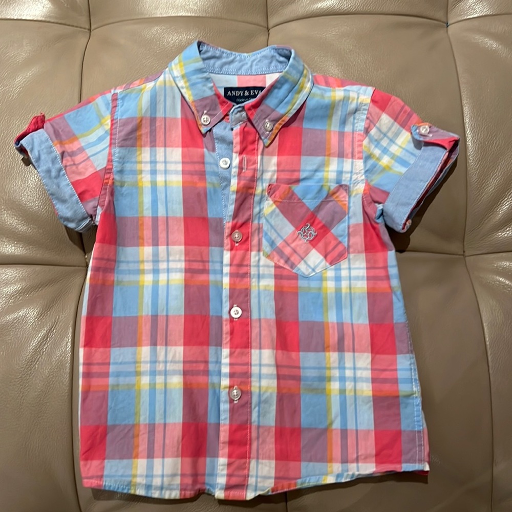 Andy and Evan 3T Button Shirt